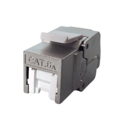TUK Cat 6A Keystone Socket with Cable Clamp