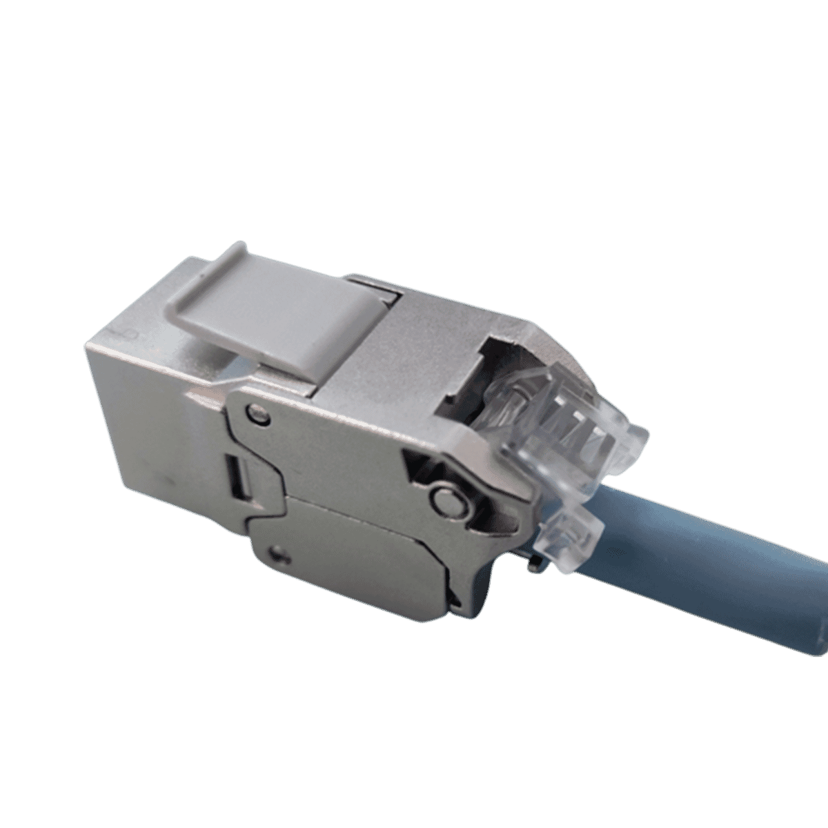 TUK Category 6A Keystone Socket with Cable Clamp