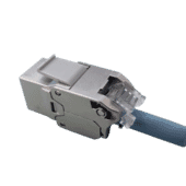 TUK Cat 6A Keystone Socket with Cable Clamp TUK Cat 6A Keystone Socket with Cable Clamp