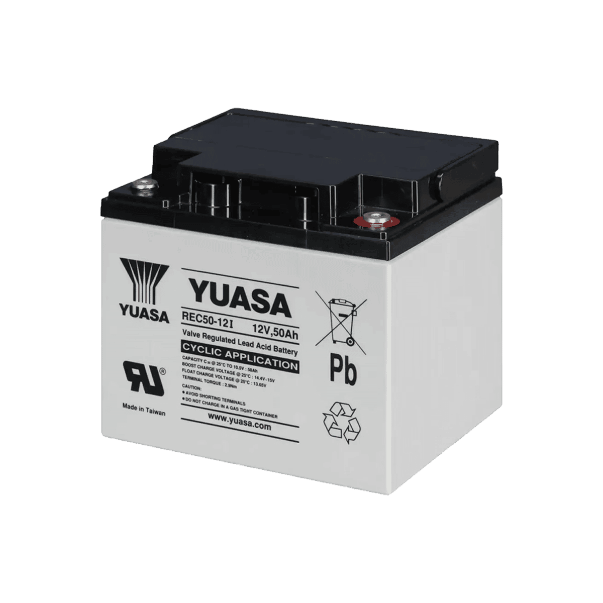 Rec50 Yuasa REC50-12 12v 50Ah Cyclic VRLA Battery