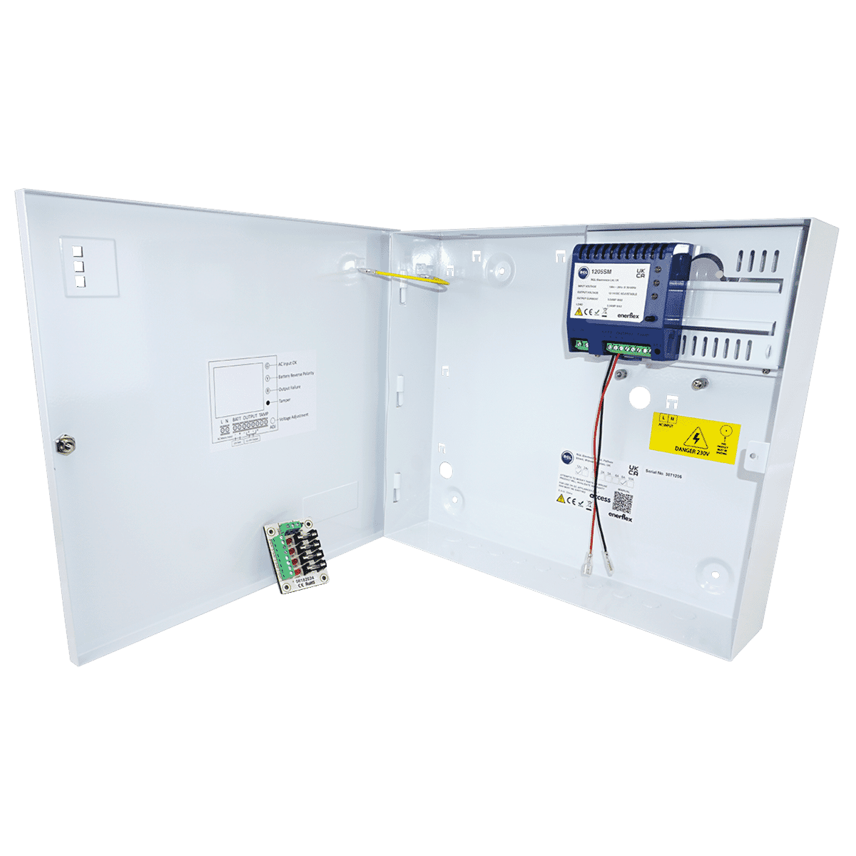 RGL 2ACCESS-PSU 13.8v 5 Amp Din Rail Mount PSU + Battery Back-up