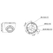 Hikvision DS-2CE72DF3T-LFS(2.8mm) 2MP ColorVu Dual Light Turret Camera 2.8MM Hikvision DS-2CE72DF3T-LFS(2.8mm) 2MP ColorVu Dual Light Turret Camera 2.8MM