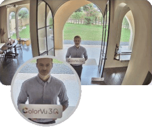 Hikvision 8MP Caméra IP DS-2CD2387G3-LI2UY Lumière Hybride Intelligente ColorVu Intégré Double Micro 4K 24/7 Caméra Réseau à Tourelle Colorée