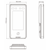 Hikvision DS-K1T341CMW 4.3 Inch Face Recognition Touch Screen Terminal Hikvision DS-K1T341CMW 4.3 Inch Face Recognition Touch Screen Terminal