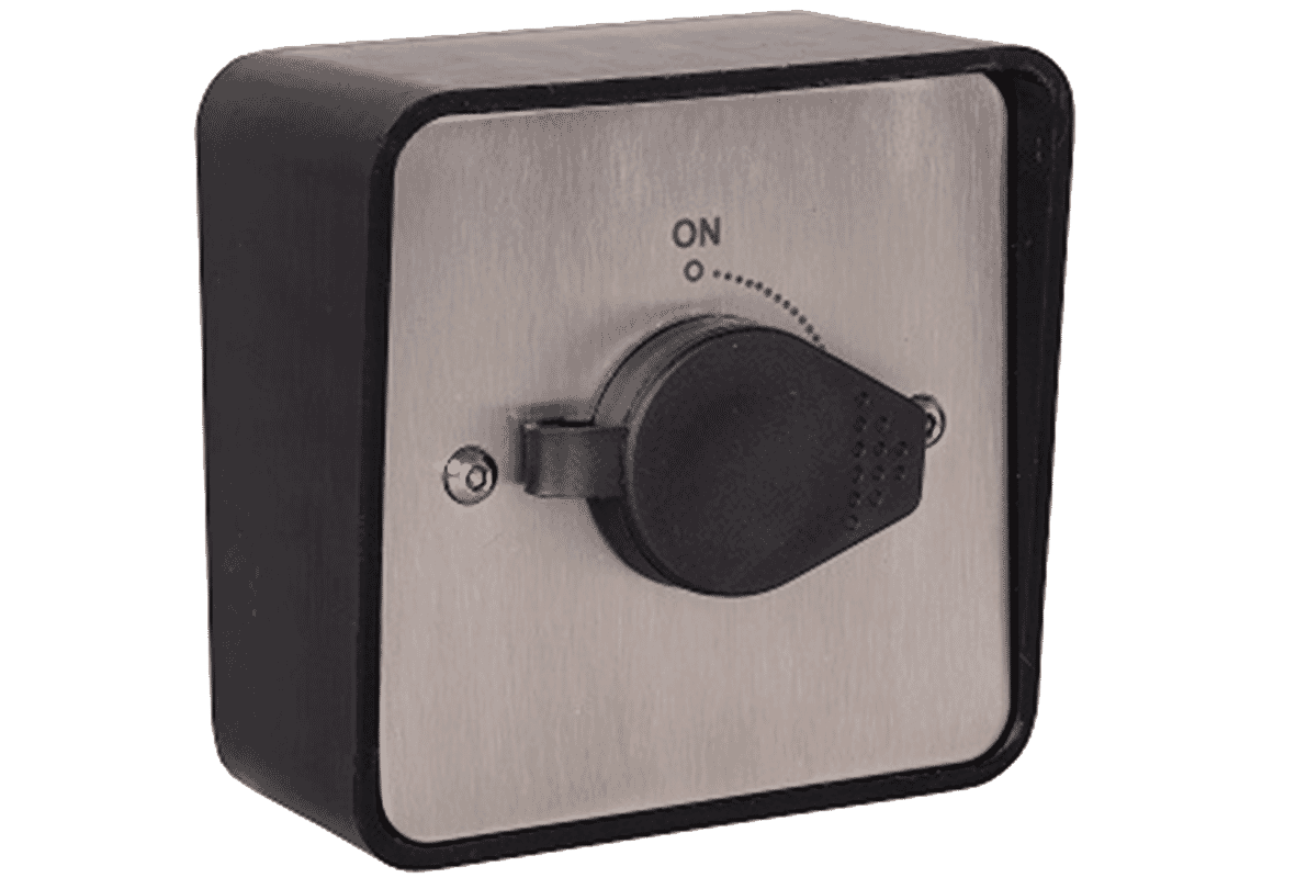 RGL WP-KS-2 Weather Proof Stainless Steel On-Off Key Switch IP65