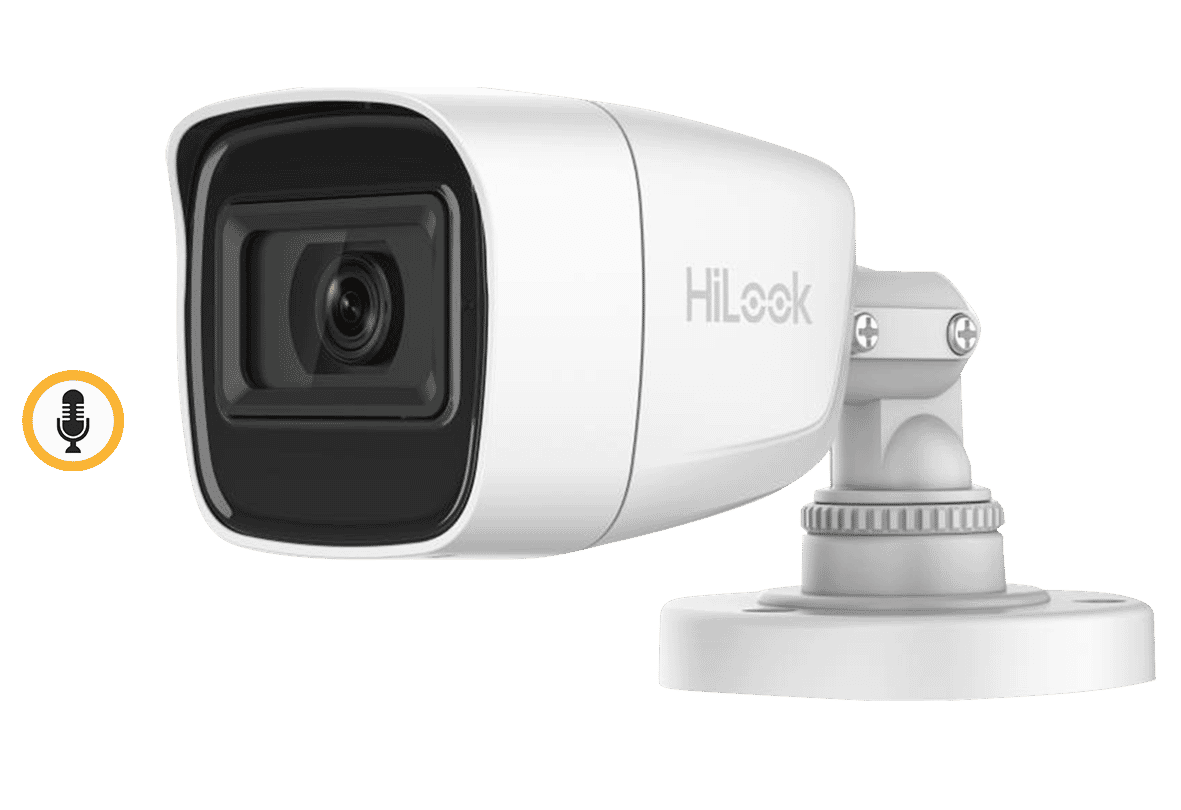 HiLook THC-B120-MS(2.8mm) 2MP Audio Fixed Mini Bullet Camera