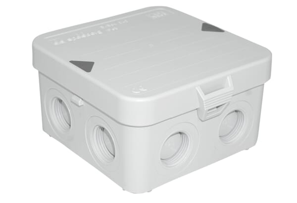 Spelsberg IP65 95 x 95 x 57mm Junction Box (M20 Threaded Entry) - White