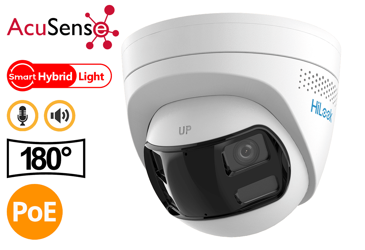 HiLook 6MP Dual Lens Hybrid Light Turret