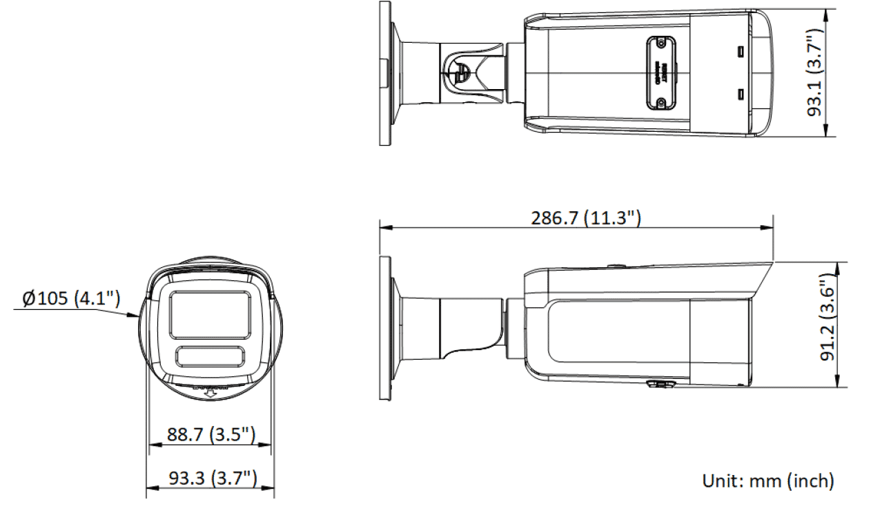 Hikvision DS-2CD2T86G2H-2I 8MP 4K IP Acusense Bullet
