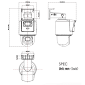 HiLook PTZ-N2D400M-DE/14(2.8/8mm TandemVu 4MP+4MP Fixed Lens POE PT Camera HiLook PTZ-N2D400M-DE/14(2.8/8mm TandemVu 4MP+4MP Fixed Lens POE PT Camera