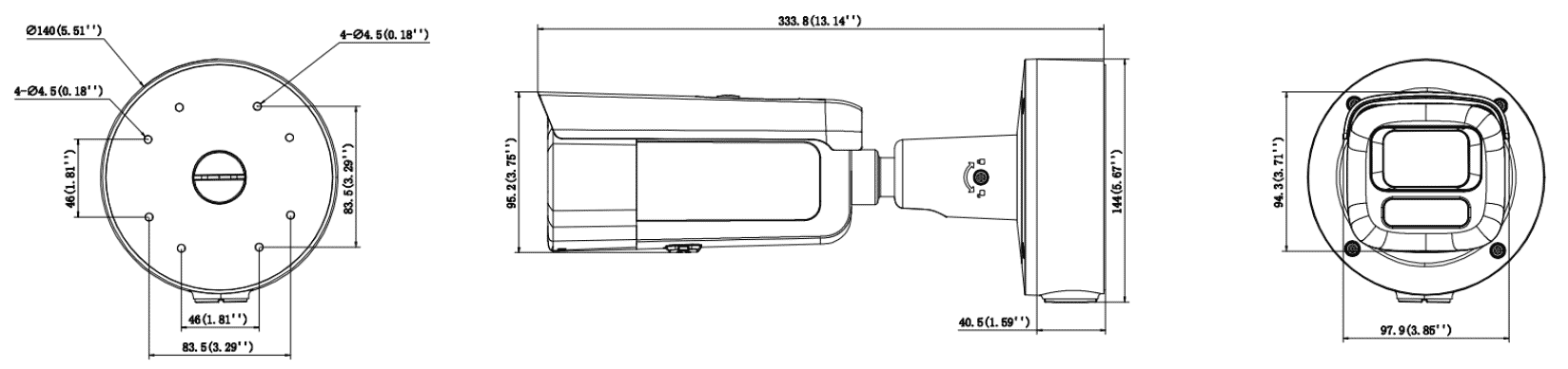 Hikvision DS-2CD2646G2H-IZS 4MP IP Acusense Bullet 2.8-12mm