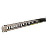 TUK 24 Port Keystone Patch Panel - Empty Panel with Cable Management TUK 24 Port Keystone Patch Panel - Empty Panel with Cable Management