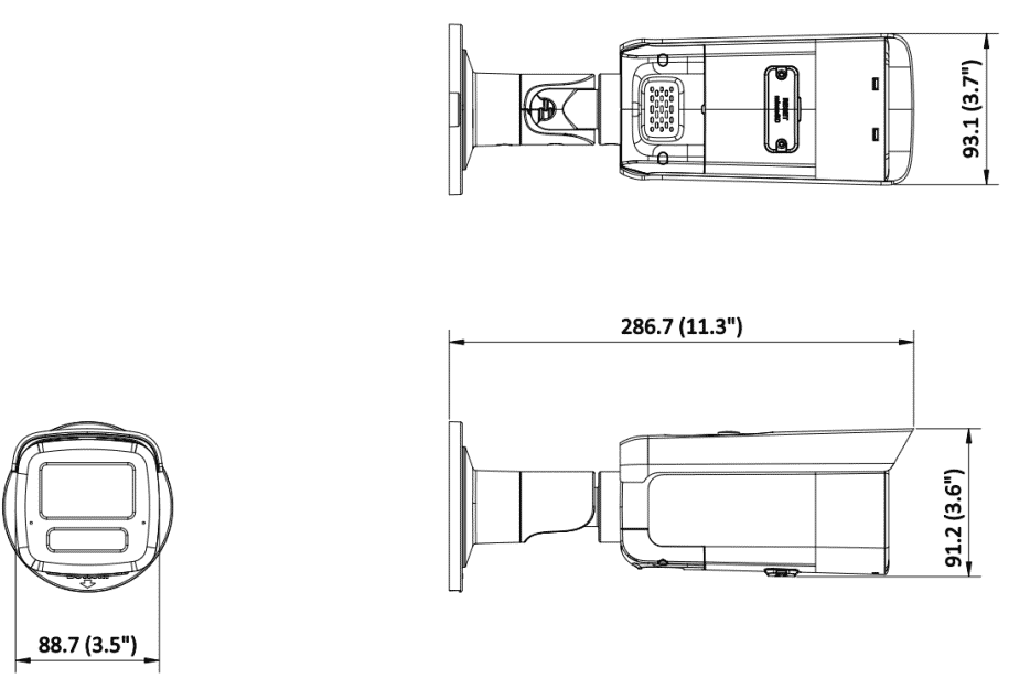 Hikvision DS-2CD2T46G2H-IS2U/SL 4MP IP Acusense Bullet 2.8MM
