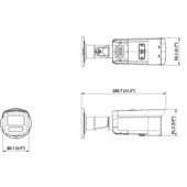 Hikvision DS-2CD2T46G2H-IS2U/SL 4MP IP Acusense Bullet 2.8MM Hikvision DS-2CD2T46G2H-IS2U/SL 4MP IP Acusense Bullet 2.8MM