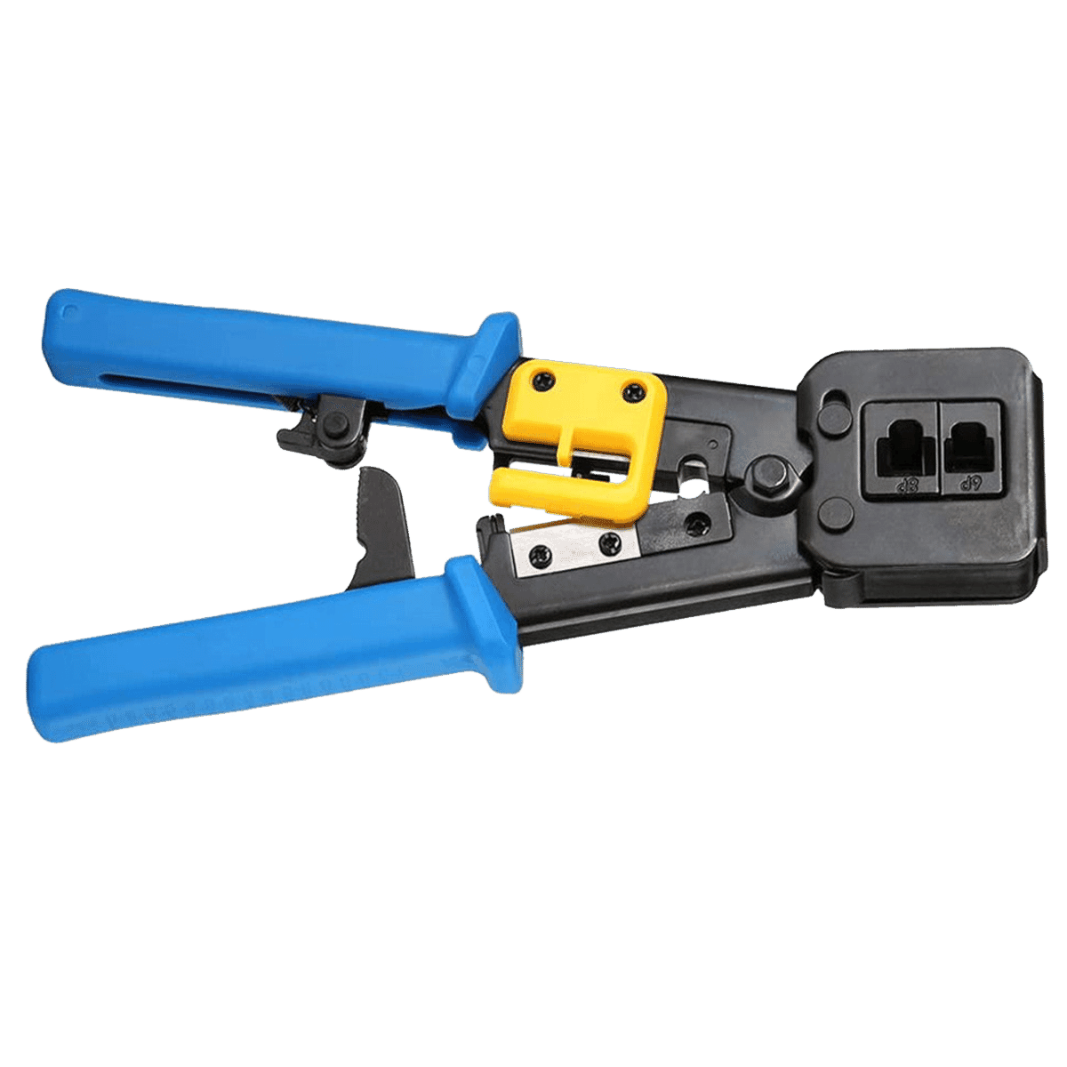 Easy Fit Push Through RJ45 Modular Plug Crimp and Cut Tool