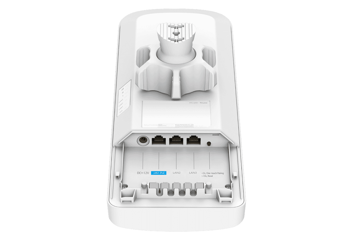 Ruijie RG-EST450G, 3km Wi-Fi 5 867 Mbps PTMP Wireless Bridge with 120° Antenna