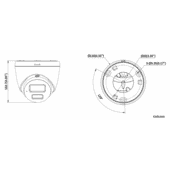 Hikvision DS-2CE72DF3T-LXTS 2MP Hybrid Light Two-way Audio Turret Camera 2.8mm Hikvision DS-2CE72DF3T-LXTS 2MP Hybrid Light Two-way Audio Turret Camera 2.8mm