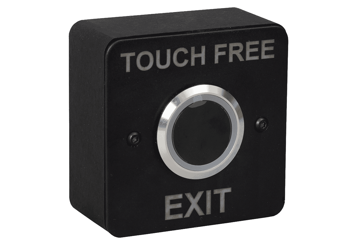 RGL MBK-EBNT/TF-1 Touch Free Door Exit Button with Built-in Timer - Matt Black