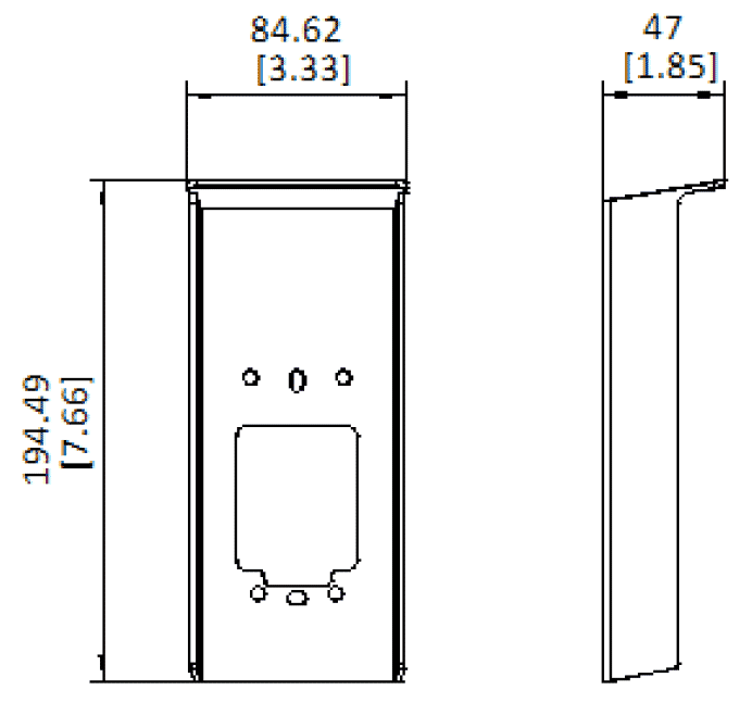 Hikvision DS-KABV6114-RS Villa Door Station Rain Shield for KV6114/6124