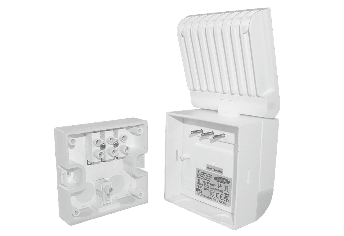 Timeguard LED100PIRWHP 8.5w LED Compact Single Floodlight with PIR - White