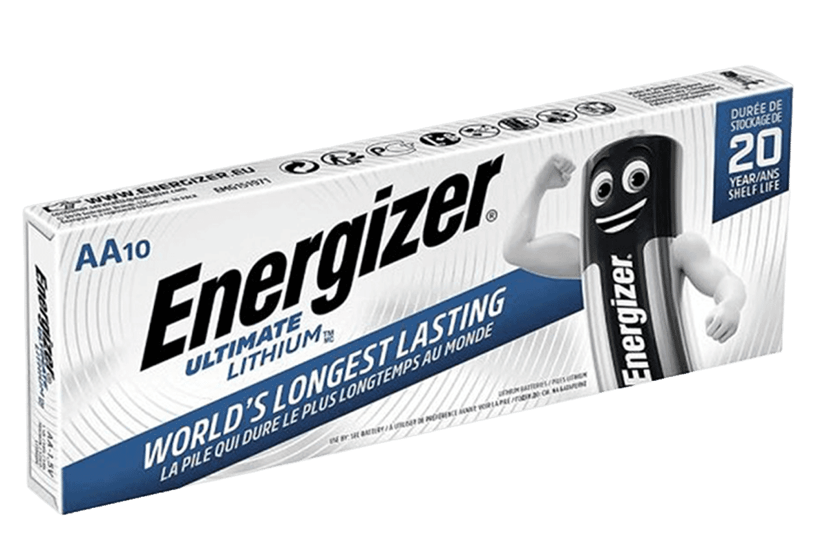 Energizer AAA Ultimate Lithium Batteries 10 Pack