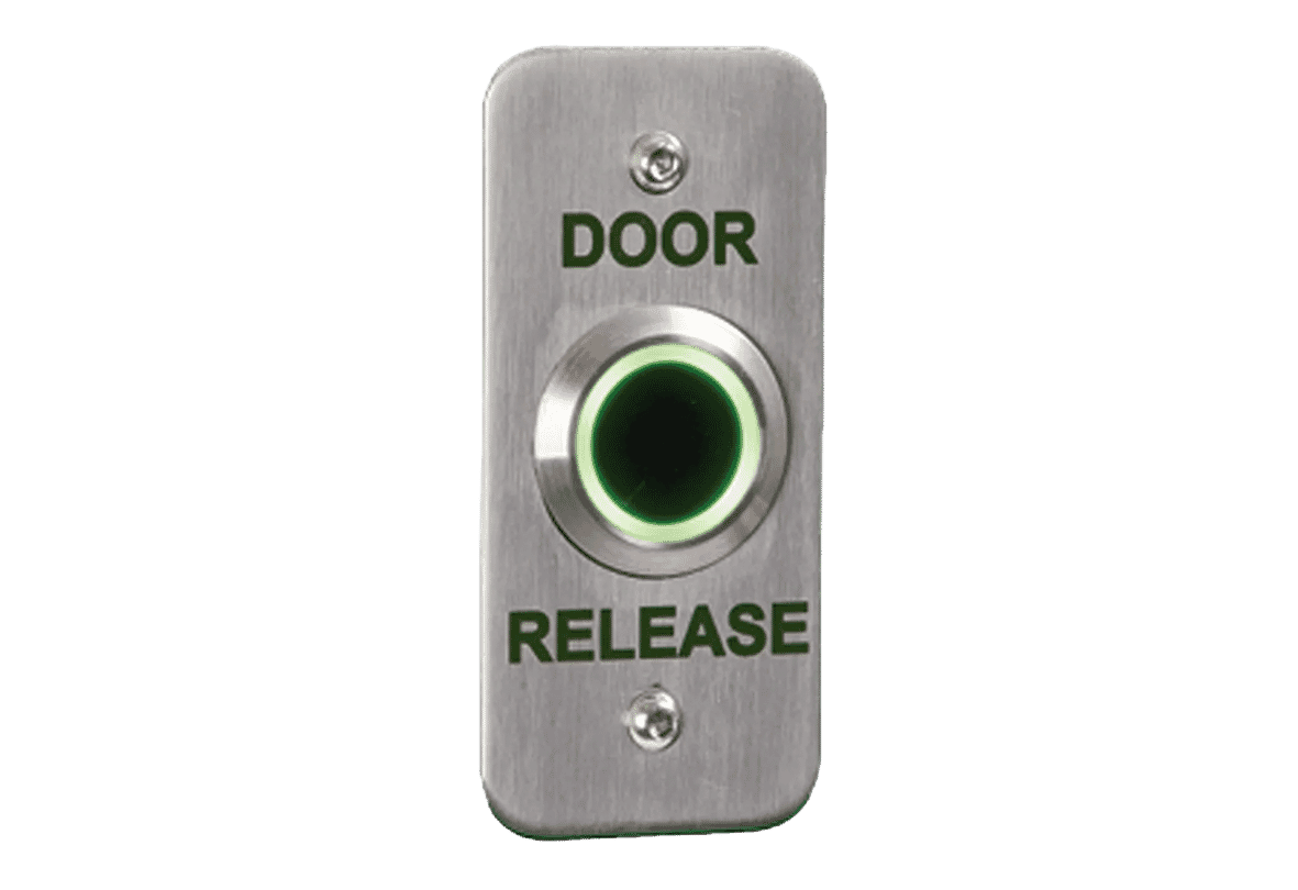 RGL K-EB/AP/TF-DR Touch Free Door Exit Button - Flush Fitted - S/Steel