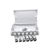 TUK 6 Way Shielded Keystone Cat 6A Consolidation Point TUK 6 Way Shielded Keystone Cat 6A Consolidation Point