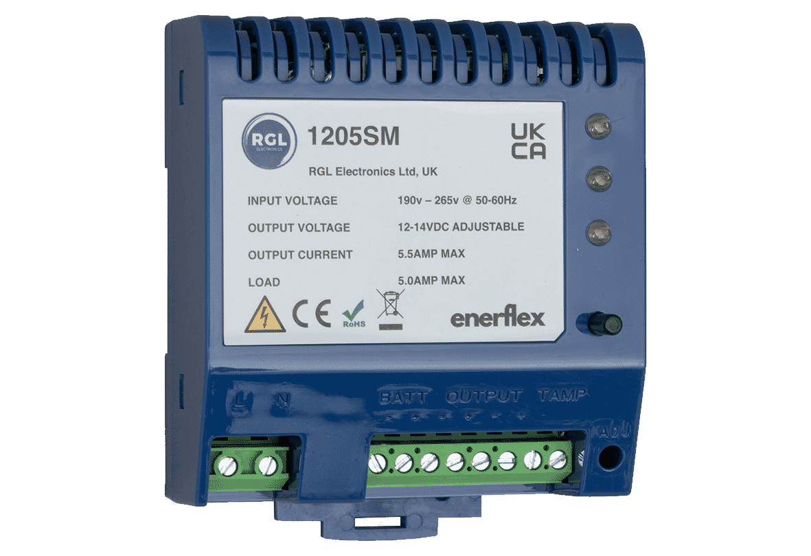 RGL 1205SM 12V 5 Amp Din Rail Module Power Supply
