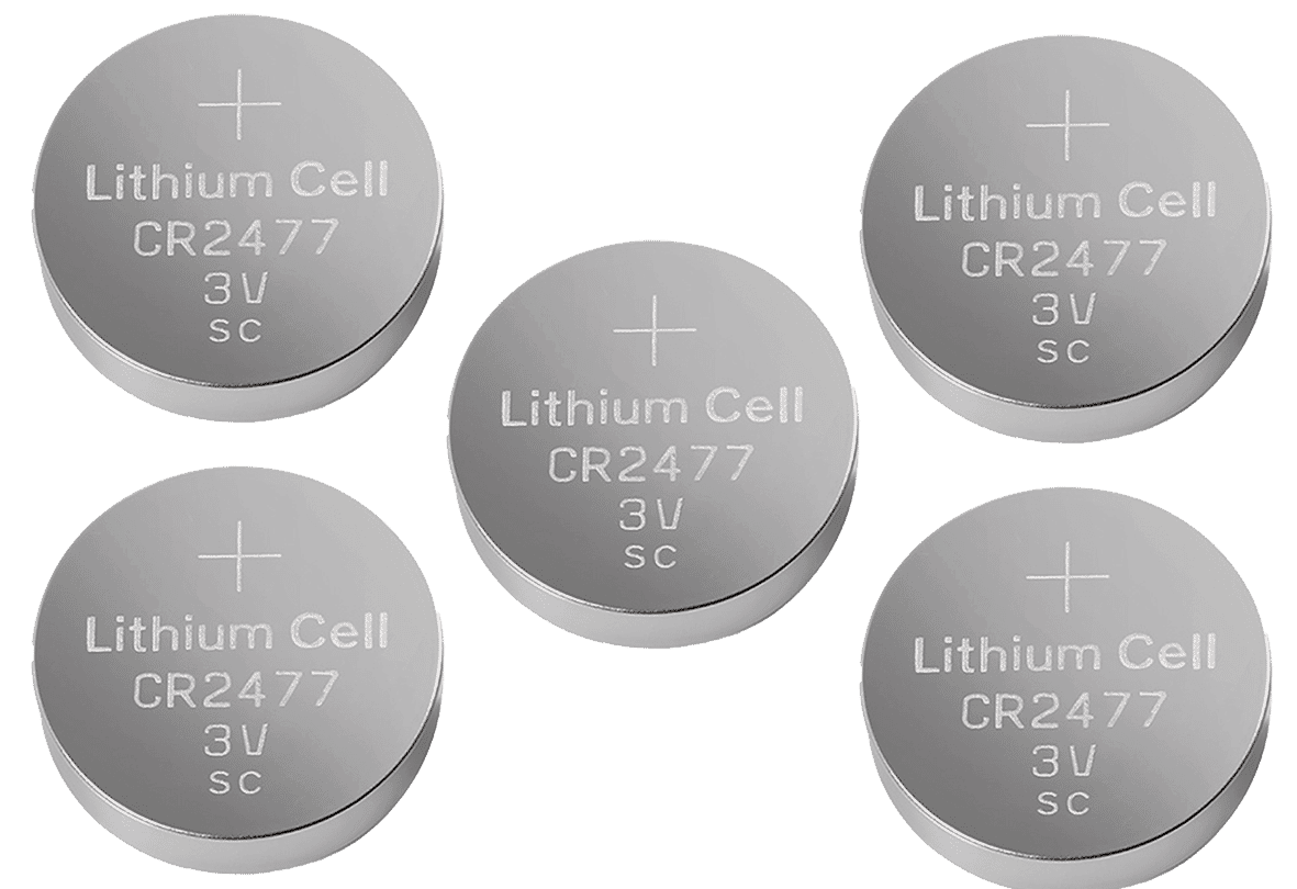 CR2477 Lithium Button Cell Coin Battery (Pack of 5)