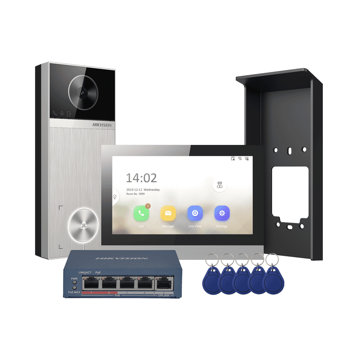 Hikvision DS KIS613 S IP 4MP Video Intercom Kit hikvision-ds-kis613-s-ip-4mp-video-intercom-kit