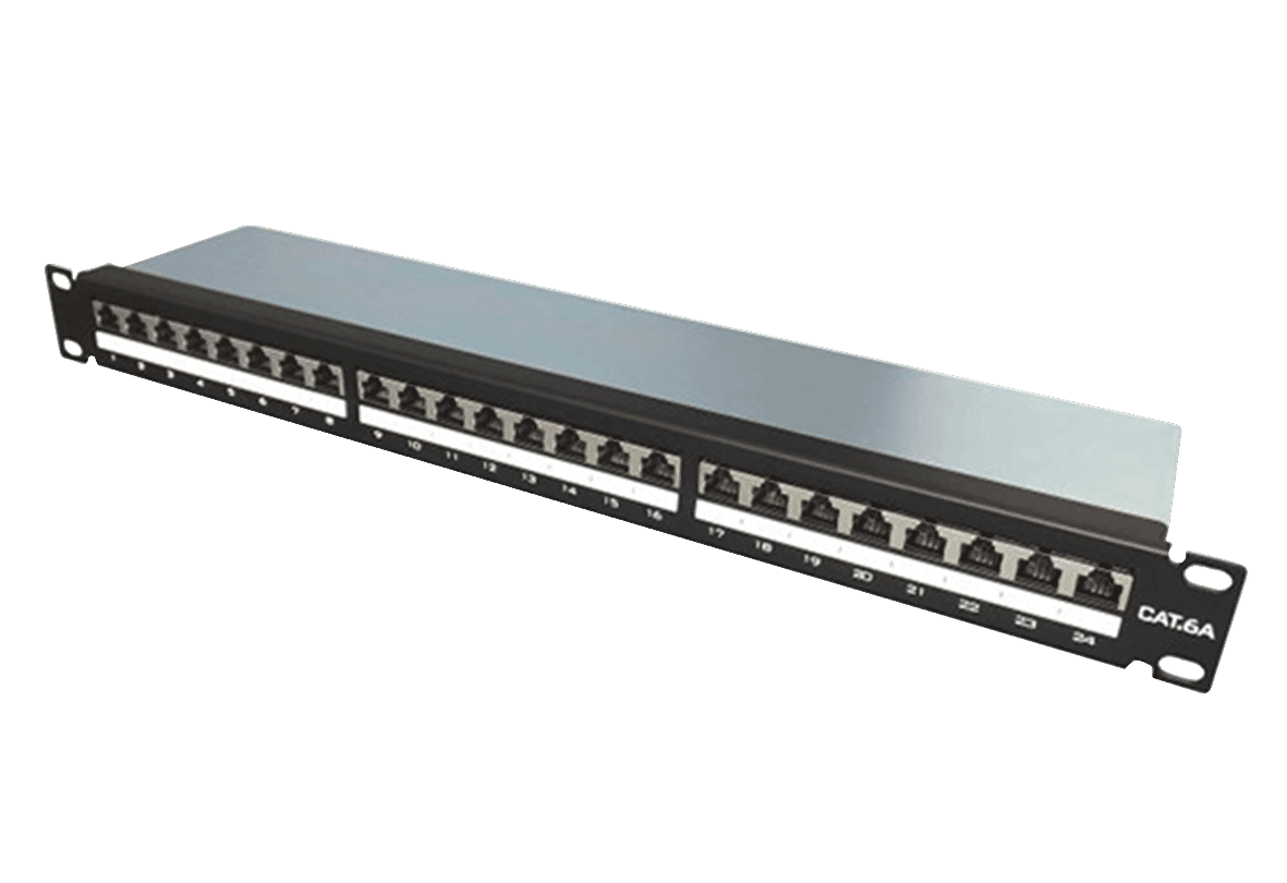 TUK Cat 6A shielded 24 Port Patch Panel