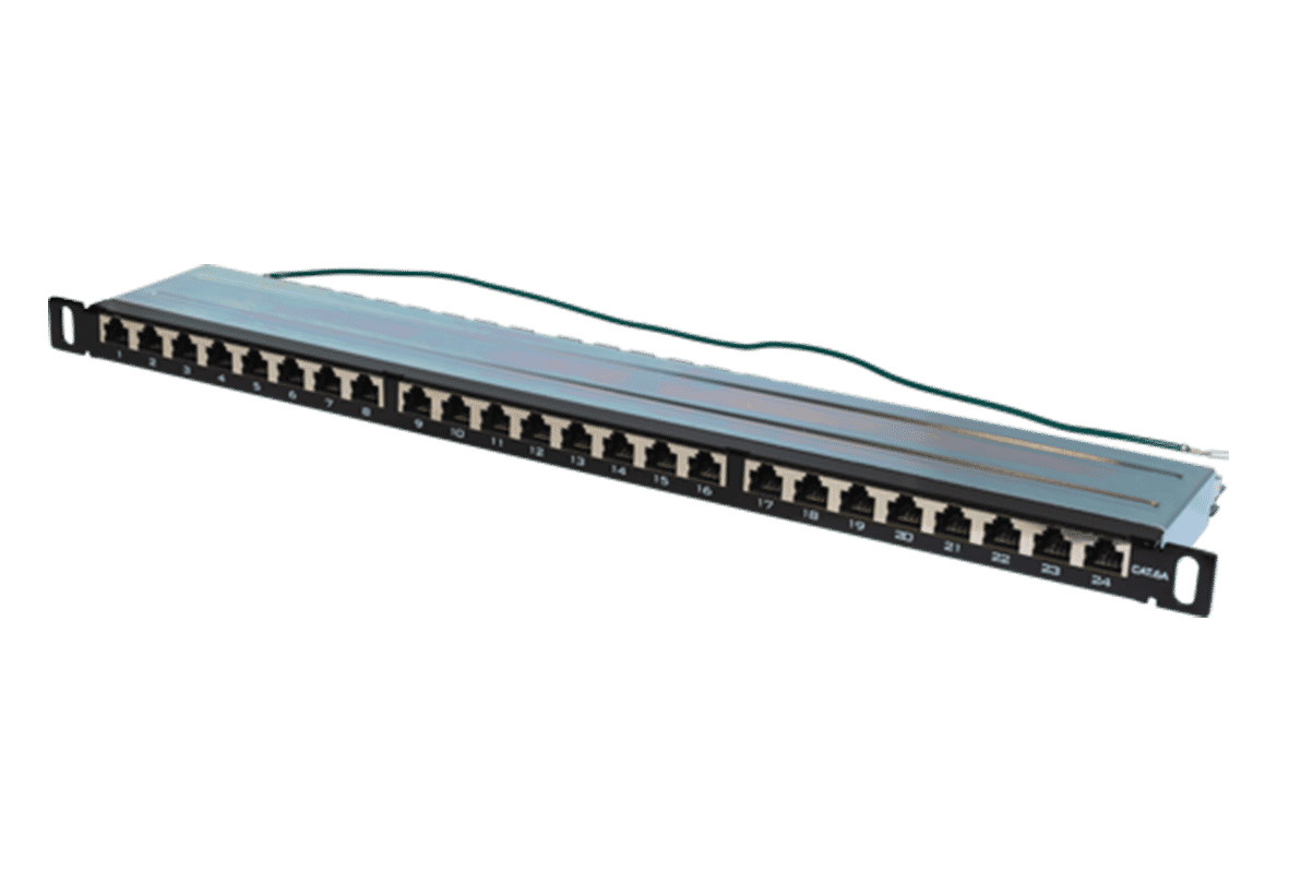 TUK Cat 6A 0.5U 24 Port Patch Panel