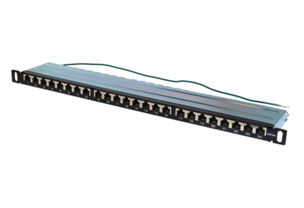 TUK Category 6A 0.5U 24 Port Patch Panel