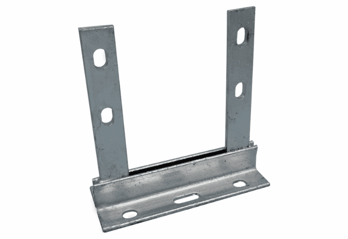 Blake 6 x 6 Inch Galvanised Stand-off Aerial Pole Wall Bracket
