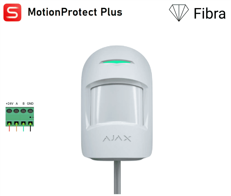 Ajax Superior MotionProtect Plus Fibra ASP white - 143624.02.WH1