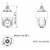 Hikvision DS-2DE4425IWG1-E 4MP DarkFighter IR Acusense Speed PTZ Dome 25x Zoom Hikvision DS-2DE4425IWG1-E 4MP DarkFighter IR Acusense Speed PTZ Dome 25x Zoom