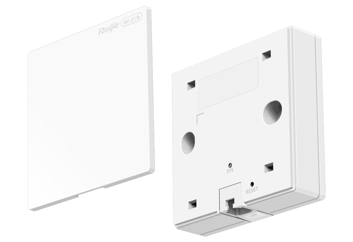 Ruijie RG-RAP62-Wall-Lite Wi-Fi 6 AX3000 Dual-Band Wall Access Point
