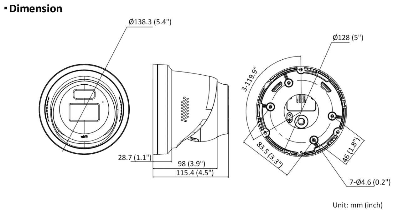Hikvision DS-2CD23166G3-IS2UY/SL 16MP Light and Warning Turret Cameras