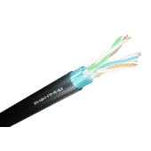 Cat 6A F/FTP PE Shielded Ext Data Cable Black 305m Reel ** Damaged Reel & Box ** Cat 6A F/FTP PE Shielded Ext Data Cable Black 305m Reel ** Damaged Reel & Box **