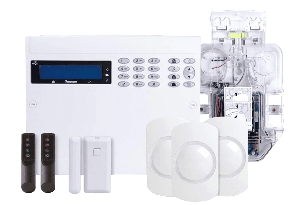Texecom Kit-1004 Ricochet 64 Zone Wireless Alarm Kit with Sounder