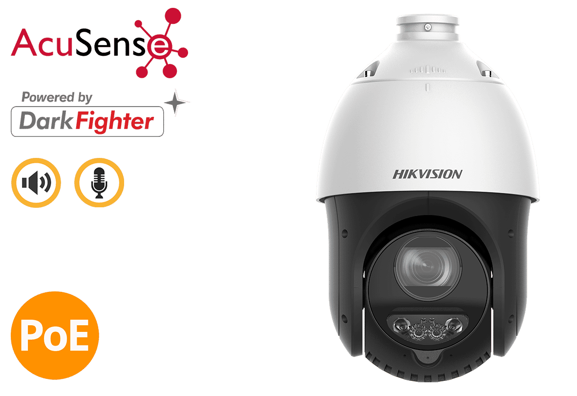 Hikvision DS-2DE4215IWG1-E 2MP DarkFighter IR Acusense Speed PTZ Dome 15x Zoom