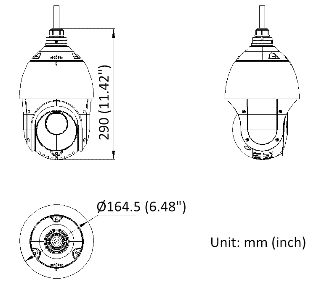 Hikvision DS-2DE4215IWG1-E 2MP DarkFighter IR Acusense Speed PTZ Dome 15x Zoom