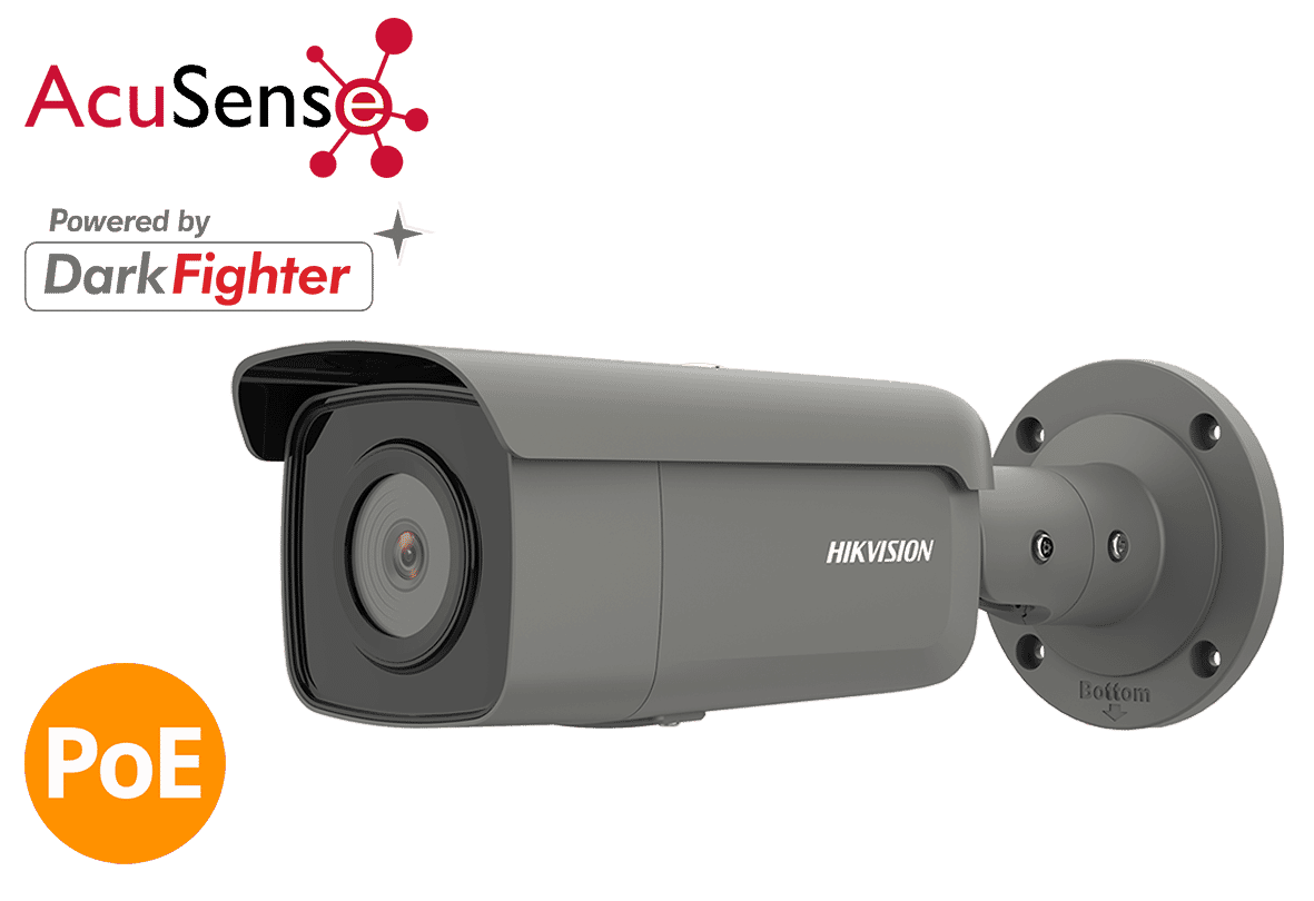 Hikvision DS-2CD2T46G2-2I/GREY 4MP IP Acusense Bullet Camera 4.0MM