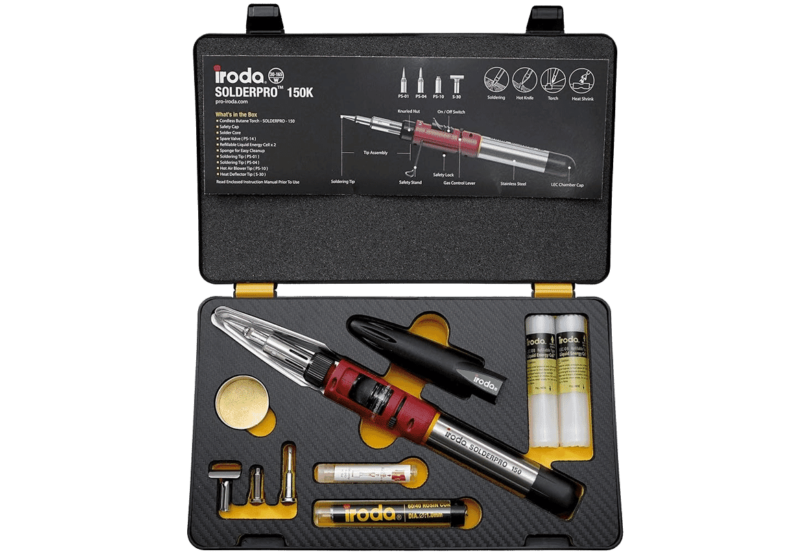 Iroda SolderPro PRO-150 30-125W Gas Soldering Iron 550°C