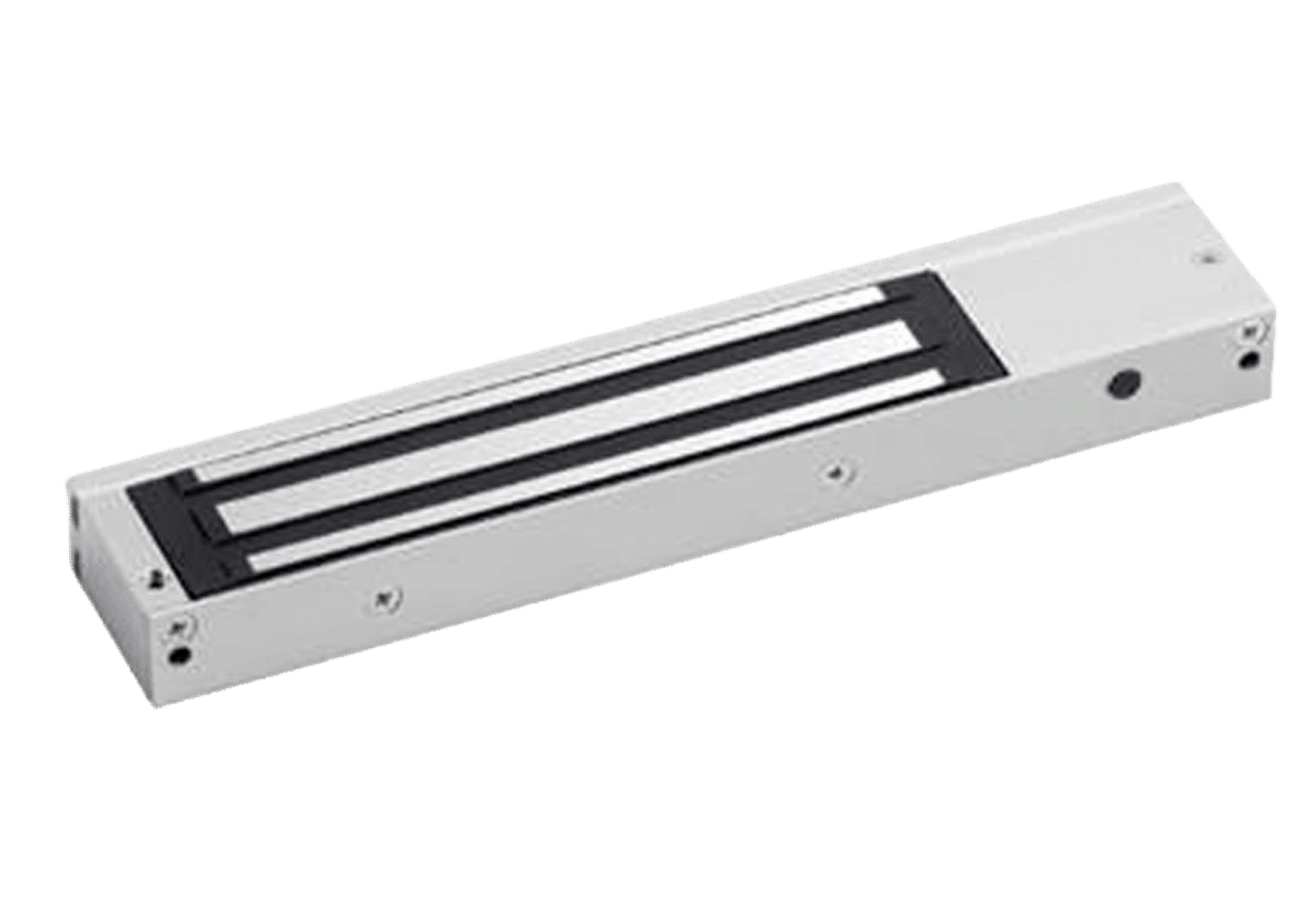 STP-EM02 275kg Capacity, Aluminium/Black Slim Monitored Maglock 12/24Vdc