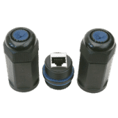 Kauden IP68 External Cat 5e/Cat 6 RJ45 Inline Coupler Kauden IP68 External Cat 5e/Cat 6 RJ45 Inline Coupler