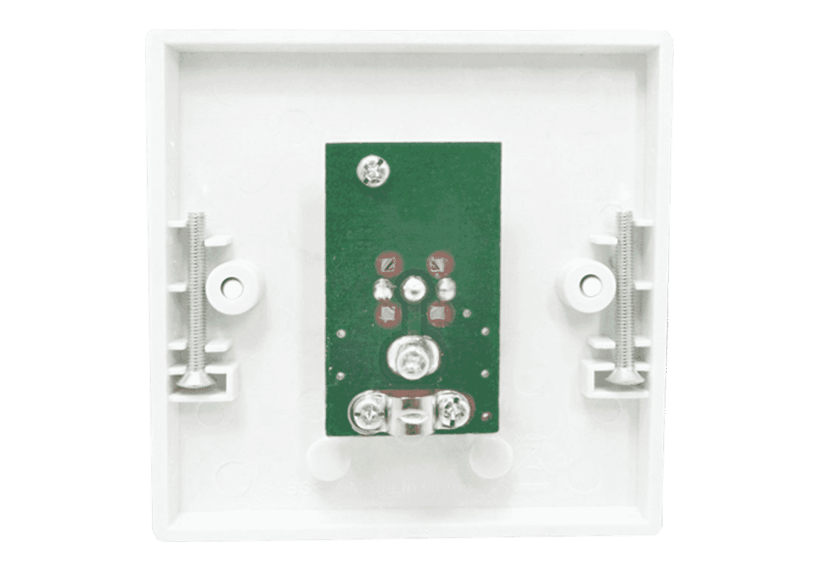 Single TV Aerial Coax Socket Wall Face Plate