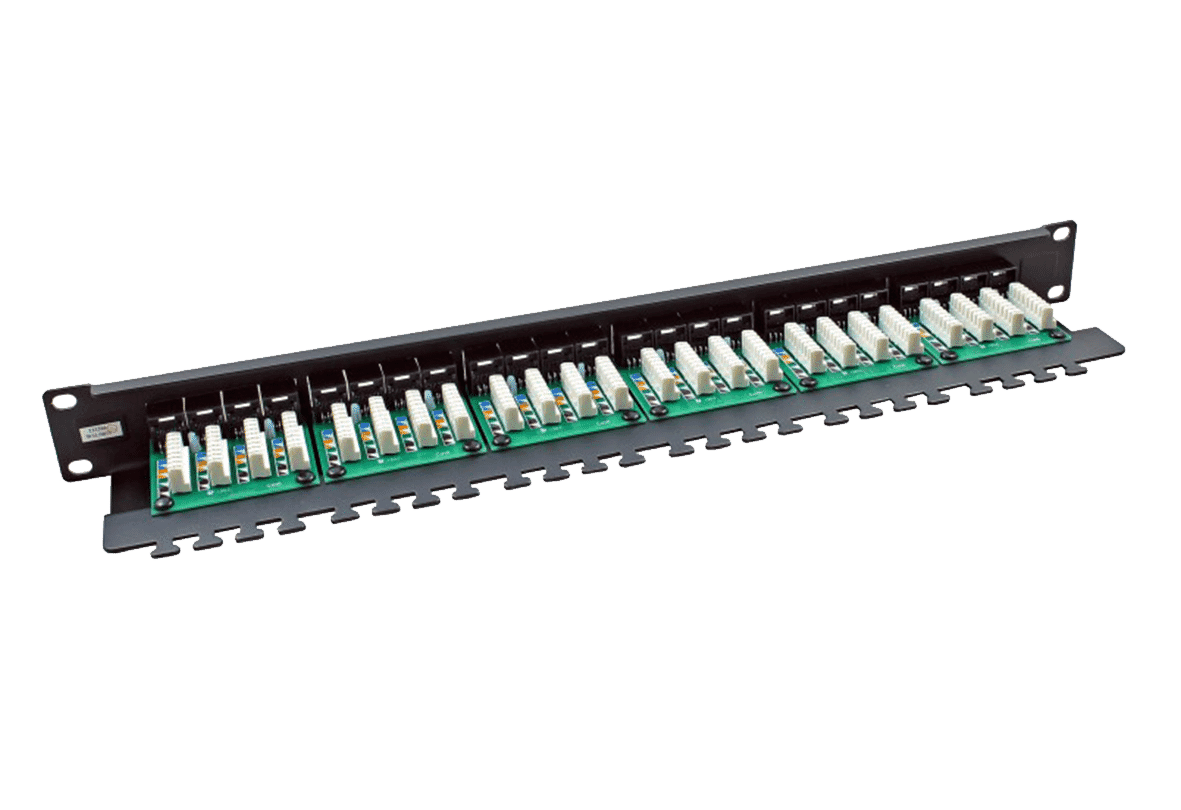 24 Port Cat 6 UTP CCS 20/20 Right Angle Patch Panel