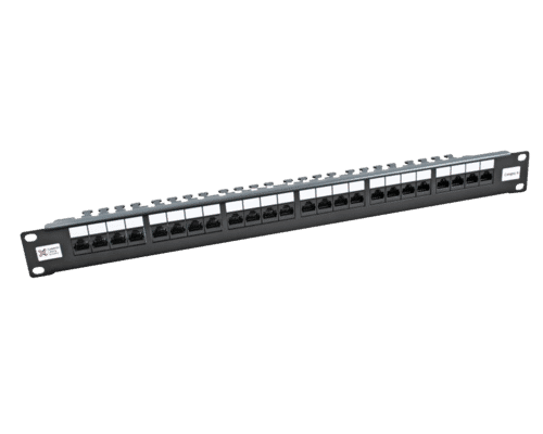 24 Port Cat 6 UTP CCS 20/20 Right Angle Patch Panel