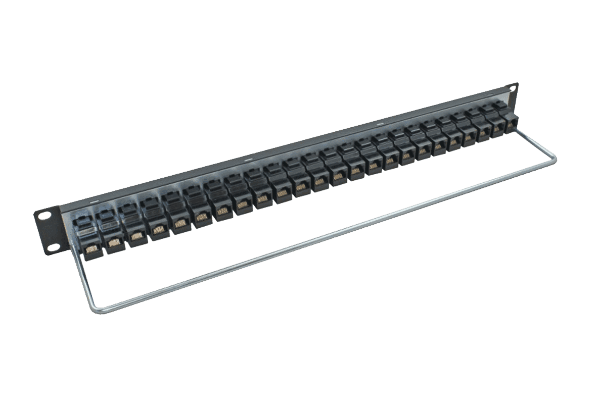 24 Way CCS Cat 6 Through Coupler Panel